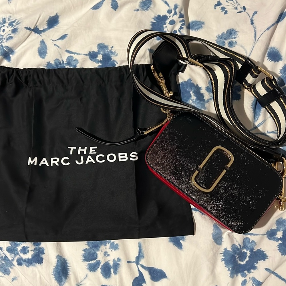New Marc Jacobs Snapshot Bag - Black